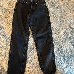 Zara black mom jeans